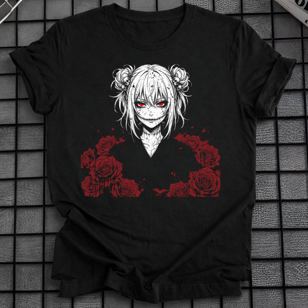 ROTAUGEN ANIME-MÄDCHEN T-SHIRT