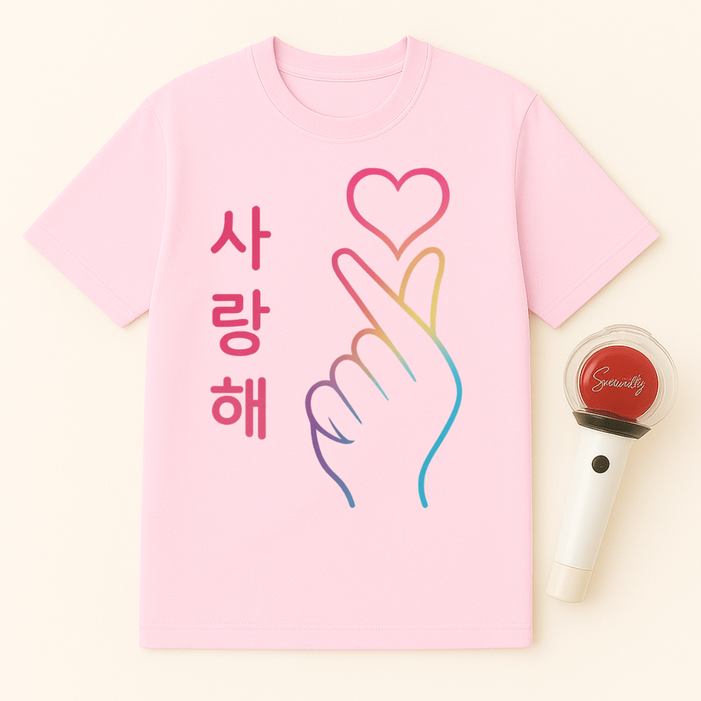 RAINBOW SARANGHAE HAND UNISEX T-SHIRT