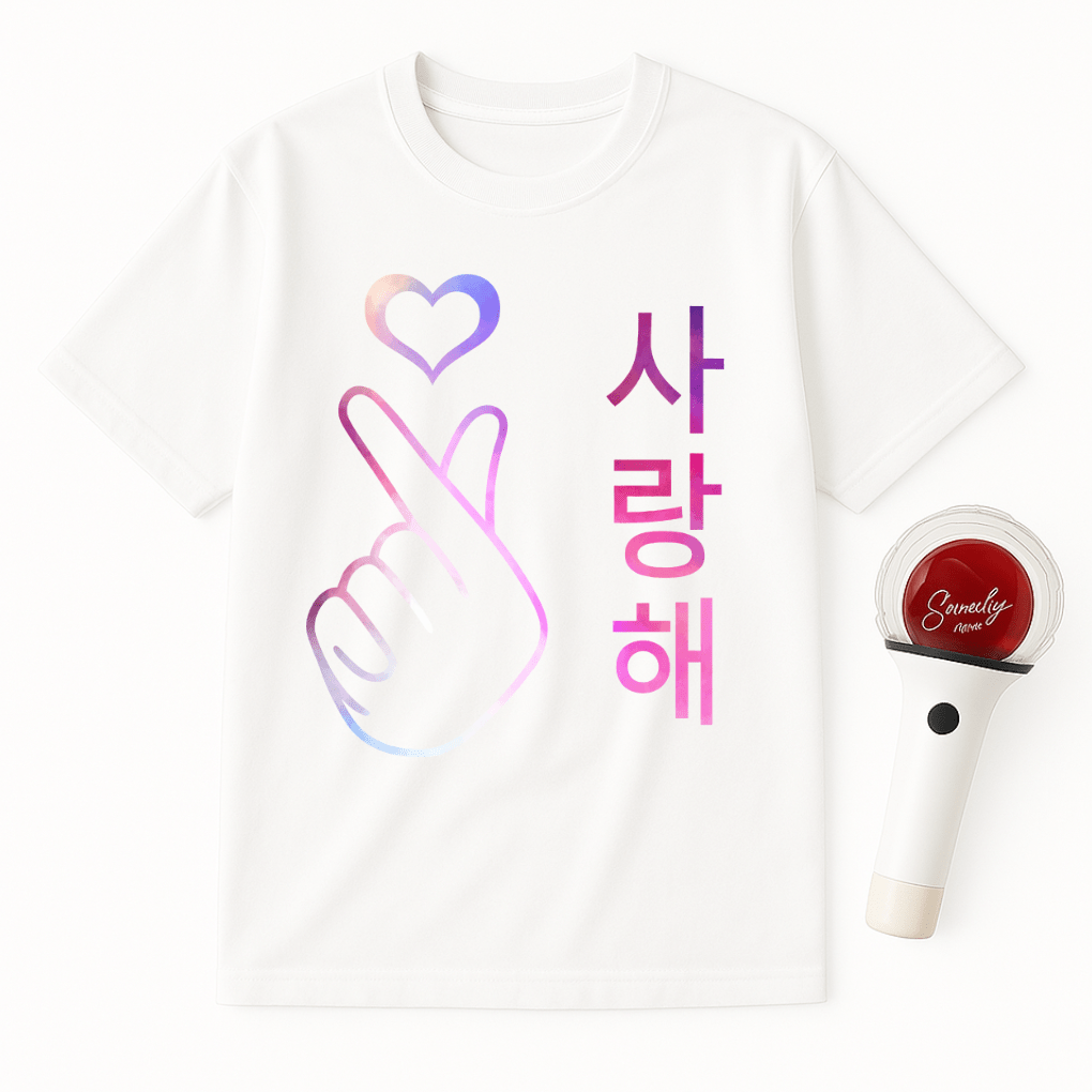 PASTEL HEART SARANGHAE UNISEX T-SHIRT