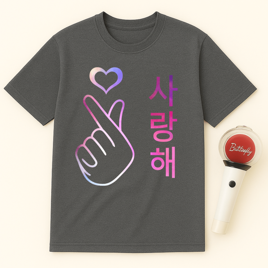 PASTEL HEART SARANGHAE UNISEX T-SHIRT