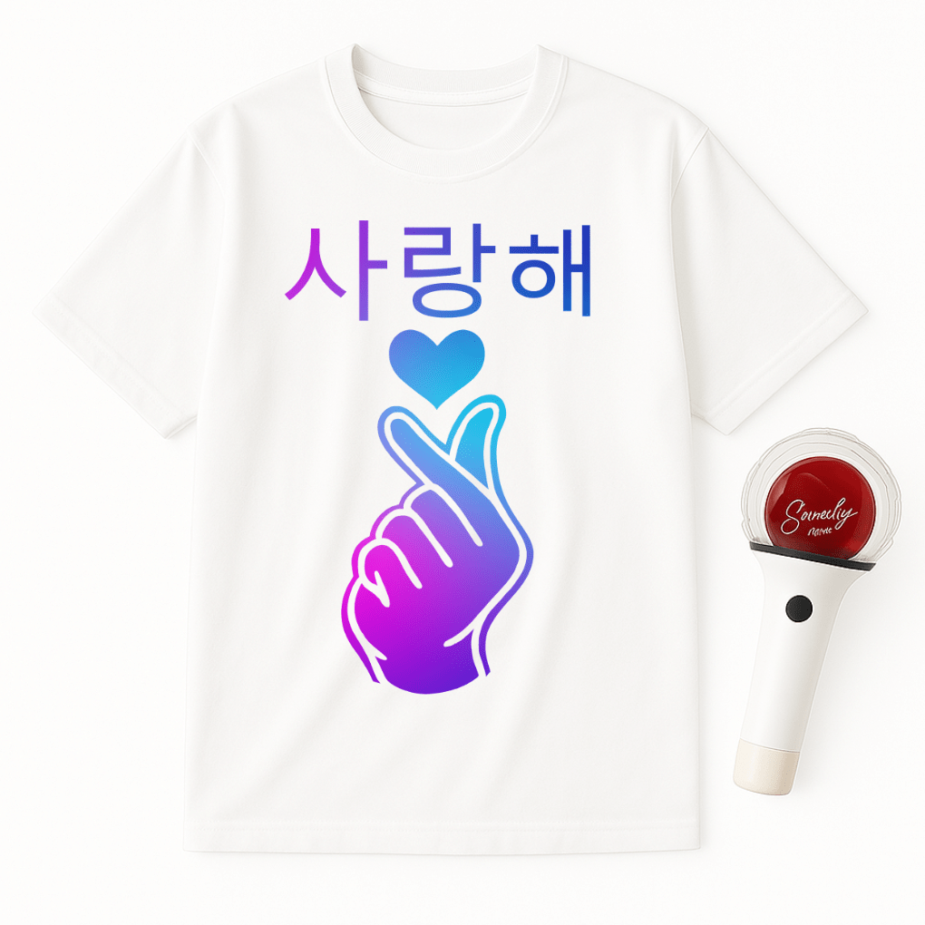 BLUE PURPLE SARANGHAE UNISEX T-SHIRT