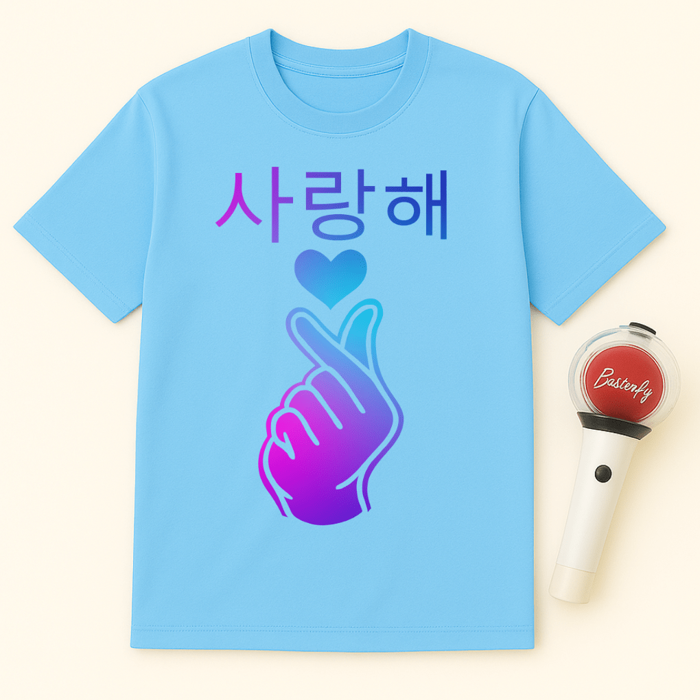 BLUE PURPLE SARANGHAE UNISEX T-SHIRT