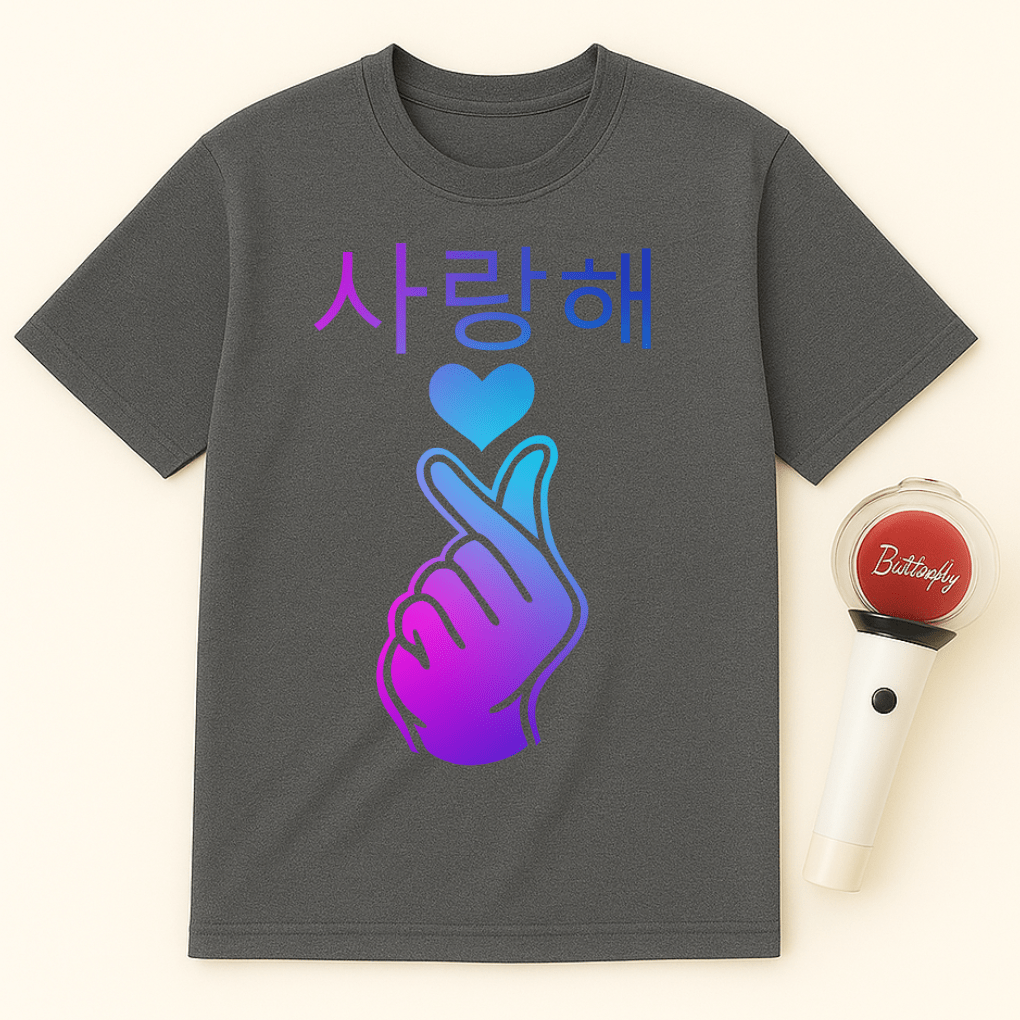 BLUE PURPLE SARANGHAE UNISEX T-SHIRT