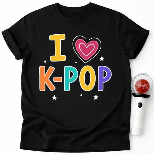 I LOVE K-POP T-SHIRT