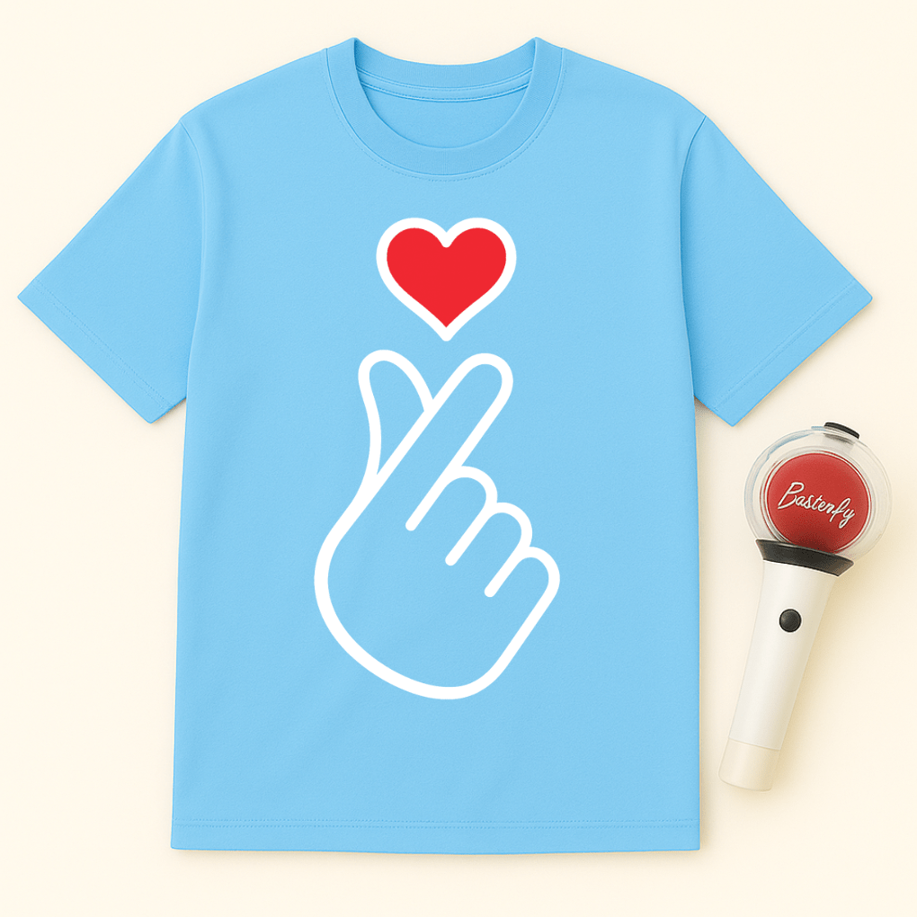 K-POP FINGER HEART UNISEX T-SHIRT