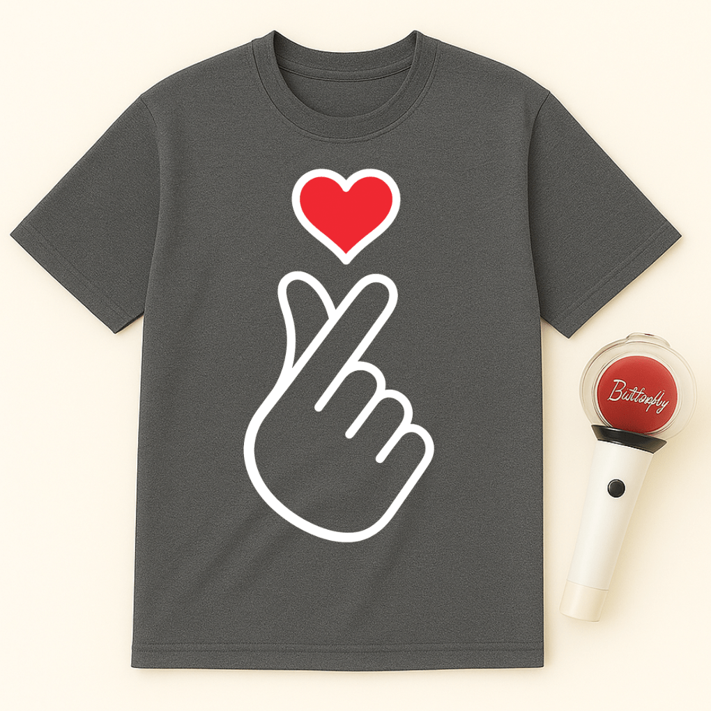 K-POP FINGER HEART UNISEX T-SHIRT