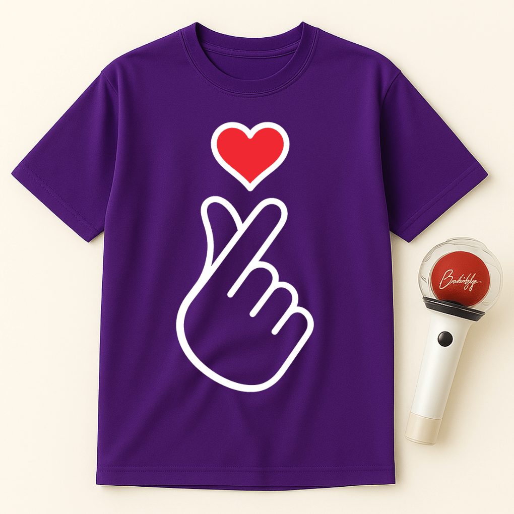 K-POP FINGER HEART UNISEX T-SHIRT