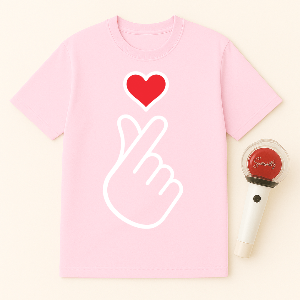 K-POP FINGER HEART UNISEX T-SHIRT