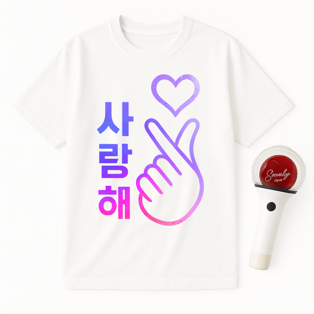 I PURPLE SARANGHAE UNISEX T-SHIRT