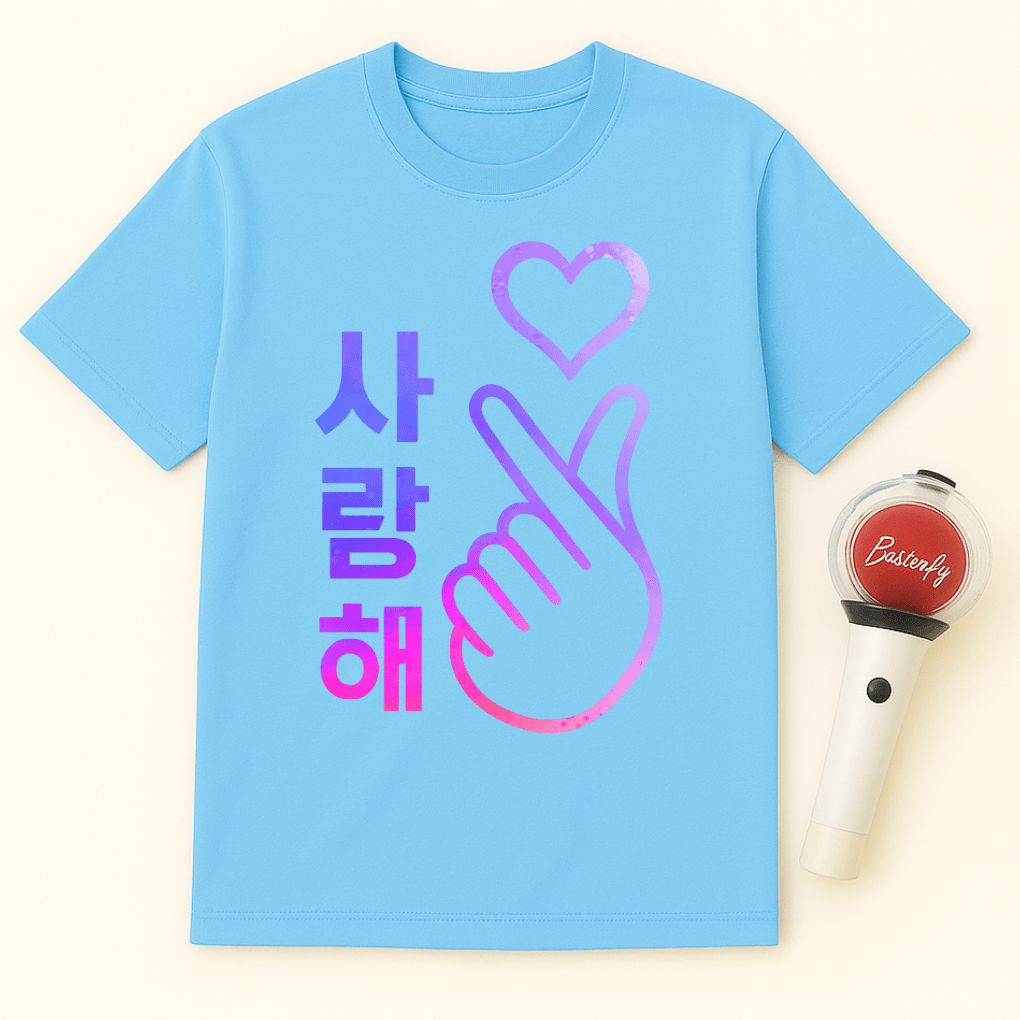 I PURPLE SARANGHAE UNISEX T-SHIRT
