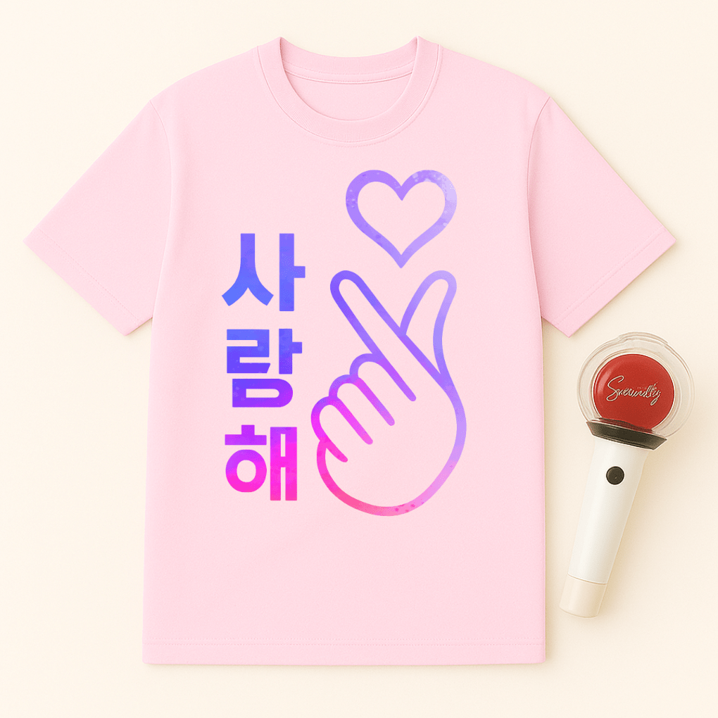 I PURPLE SARANGHAE UNISEX T-SHIRT