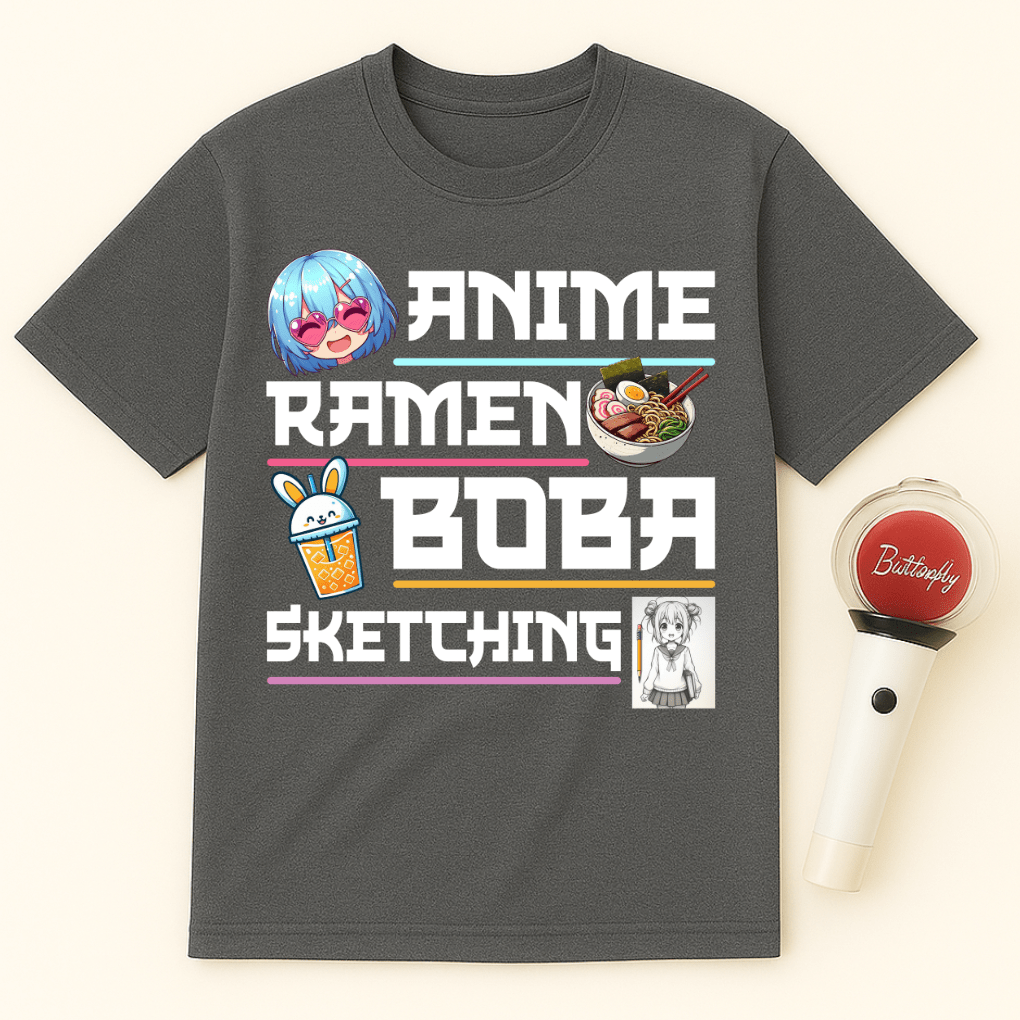 ANIME FOOD ART UNISEX T-SHIRT