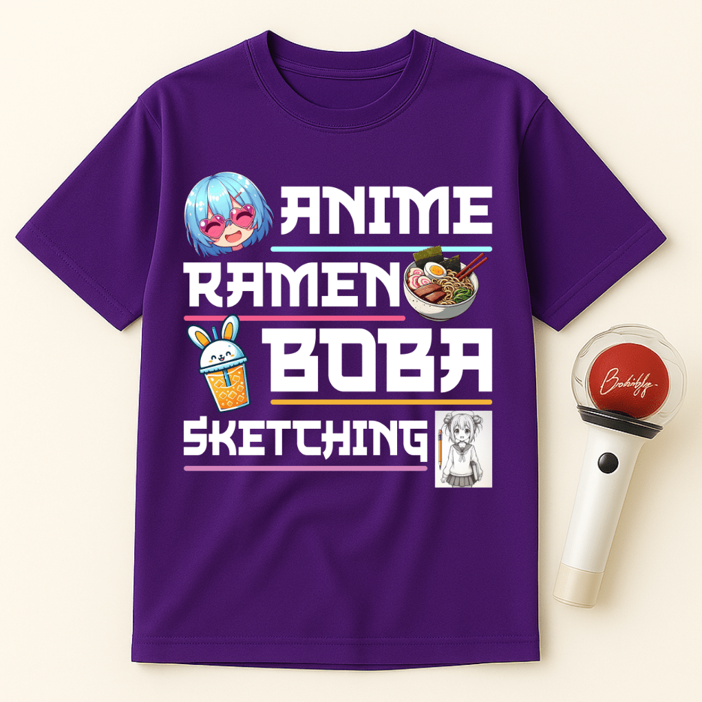 ANIME FOOD ART UNISEX T-SHIRT