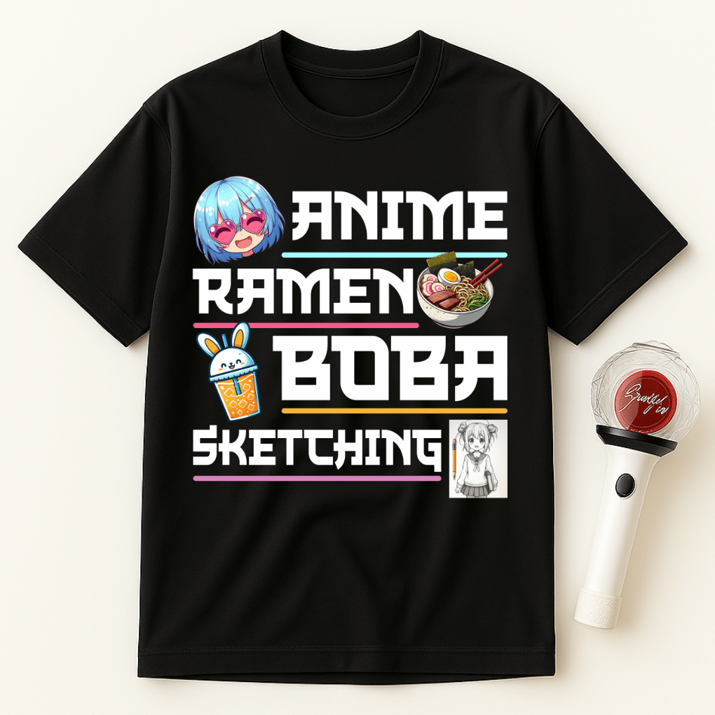 ANIME FOOD ART UNISEX T-SHIRT