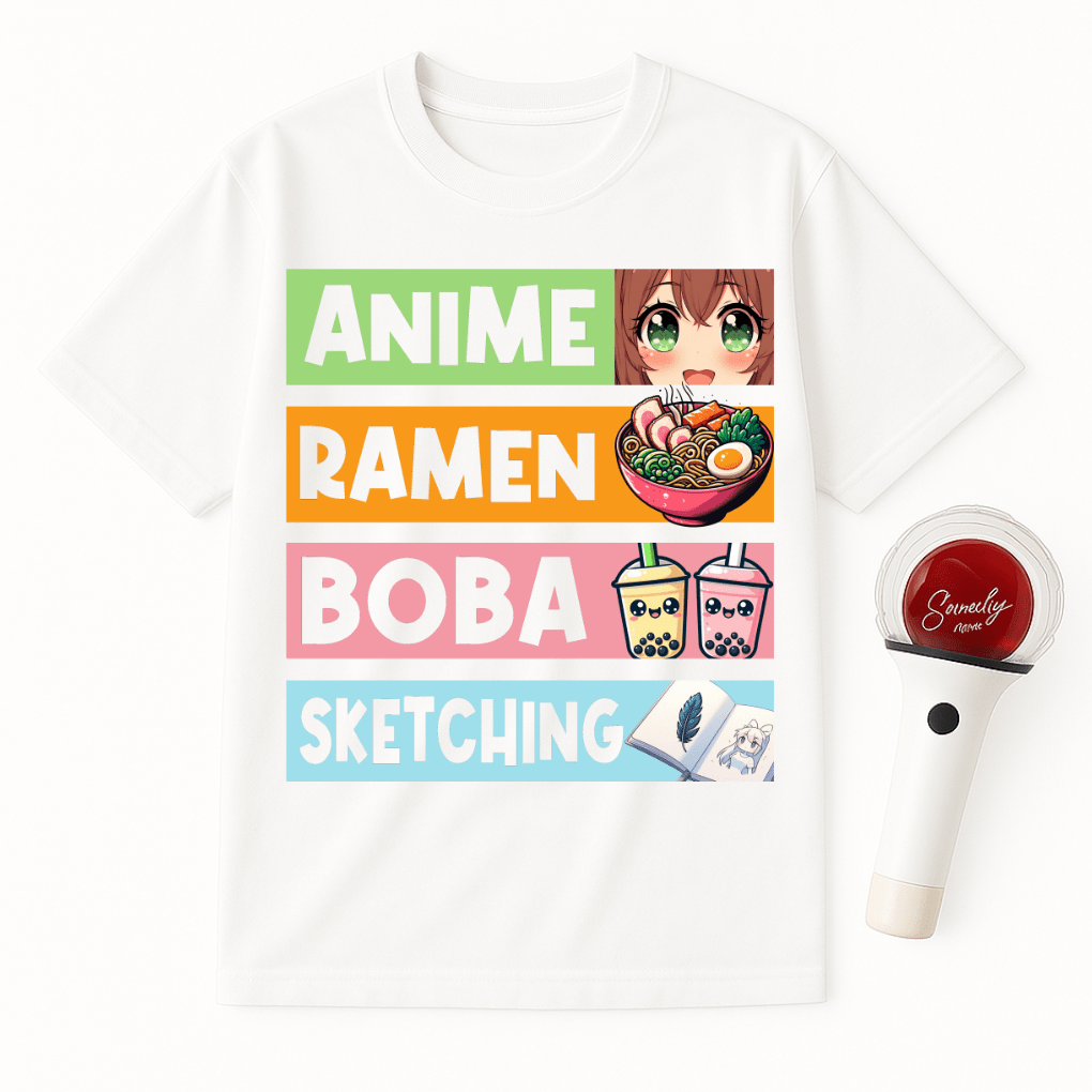 ANIME RAMEN BOBA UNISEX T-SHIRT