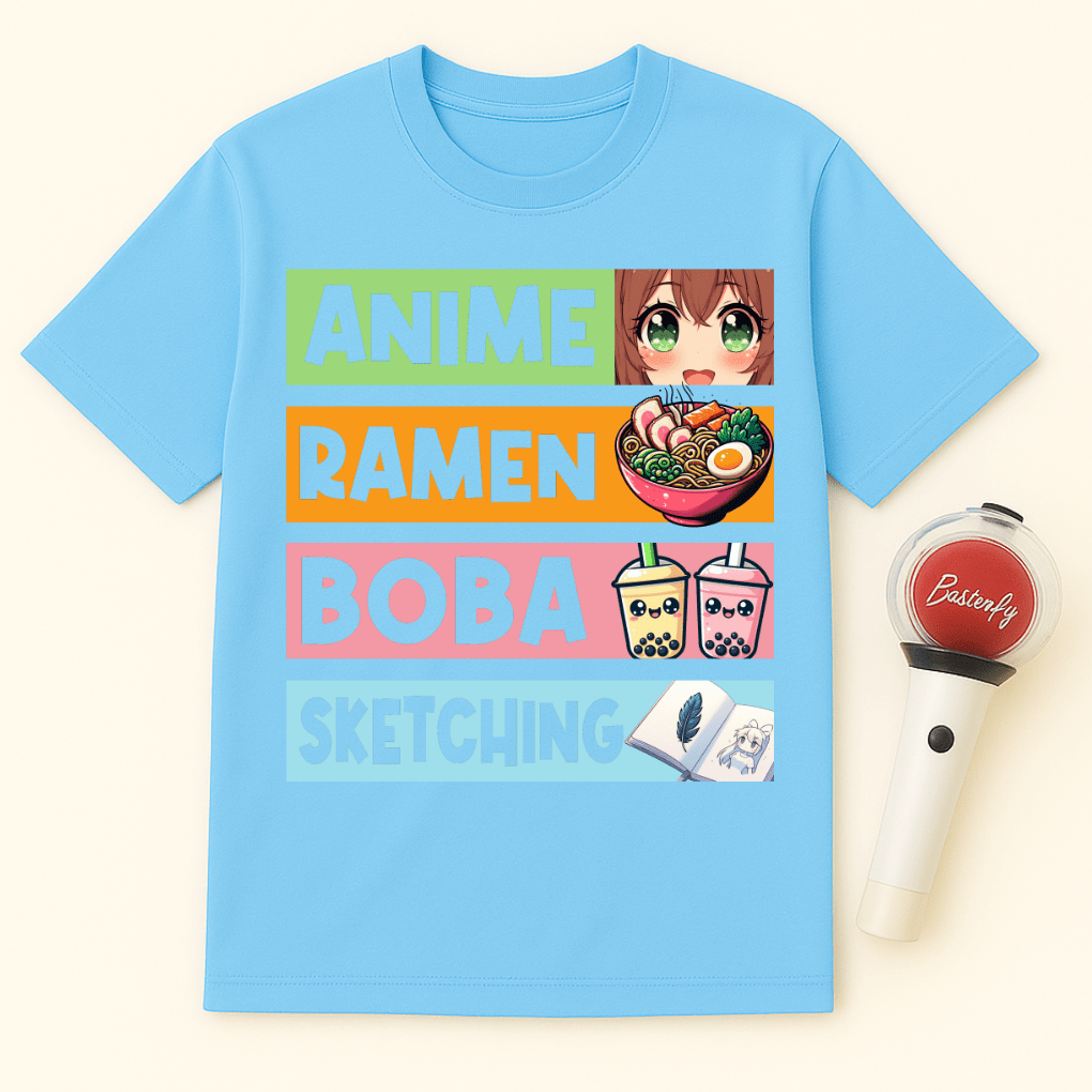 ANIME RAMEN BOBA UNISEX T-SHIRT