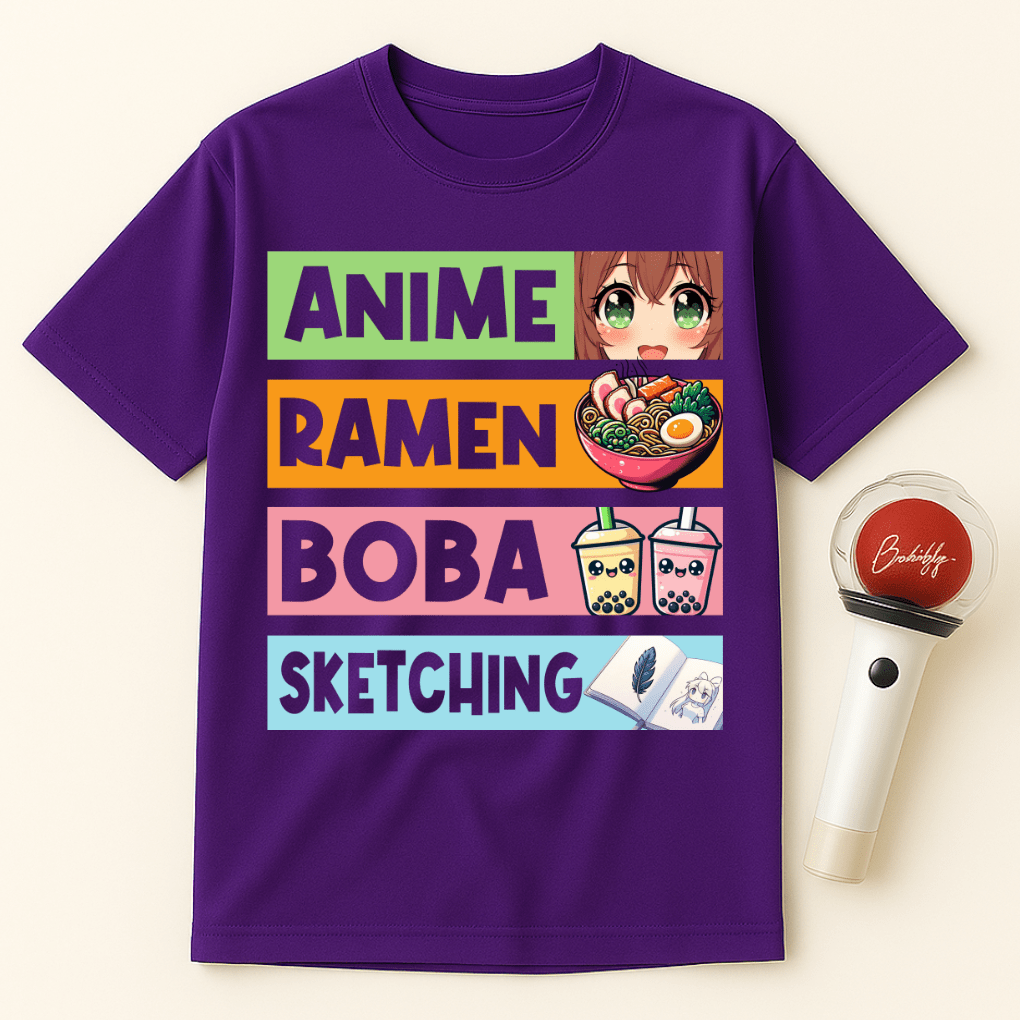 ANIME RAMEN BOBA UNISEX T-SHIRT