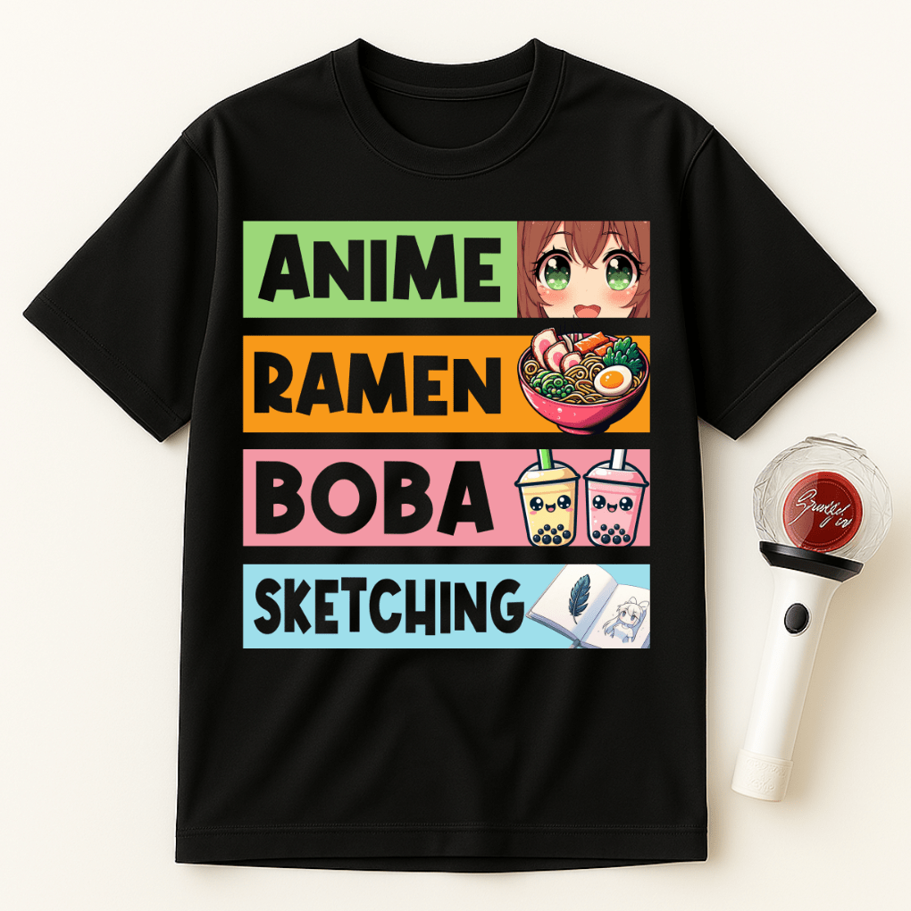 ANIME RAMEN BOBA UNISEX T-SHIRT