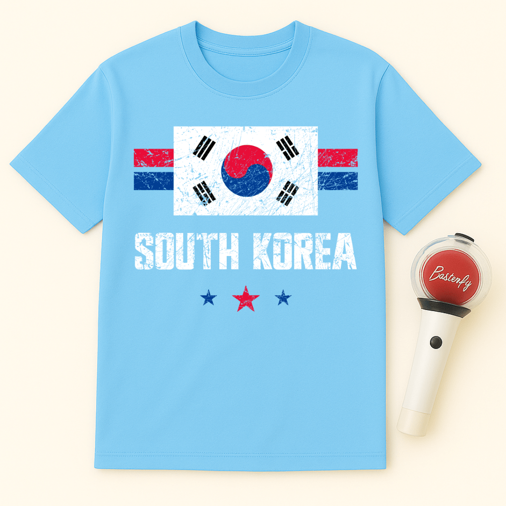 SOUTH KOREA FLAG UNISEX T-SHIRT