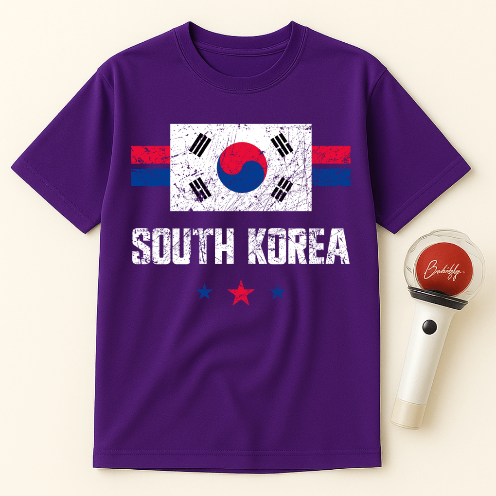 SOUTH KOREA FLAG UNISEX T-SHIRT