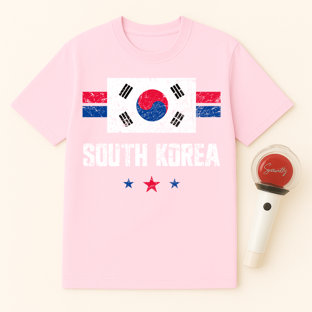 SOUTH KOREA FLAG UNISEX T-SHIRT