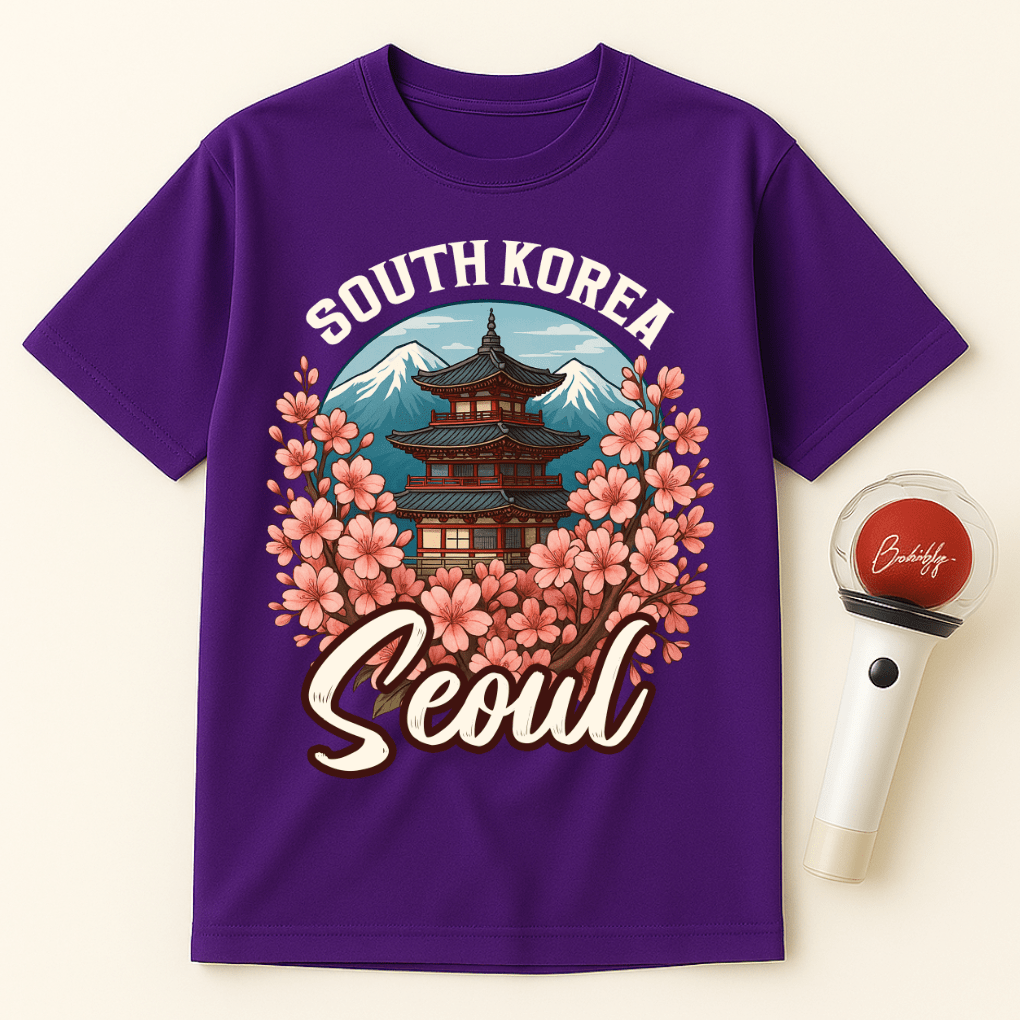 SEOUL BLOSSOM TEMPLE UNISEX T-SHIRT
