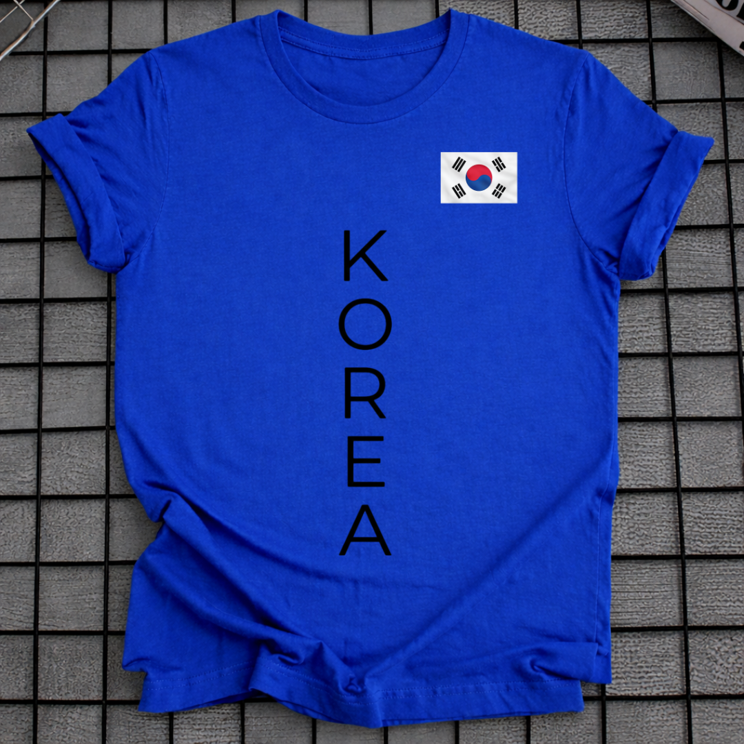 KOREA VERTICAL FLAG T-SHIRT