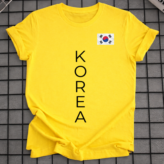 KOREA VERTICAL FLAG T-SHIRT