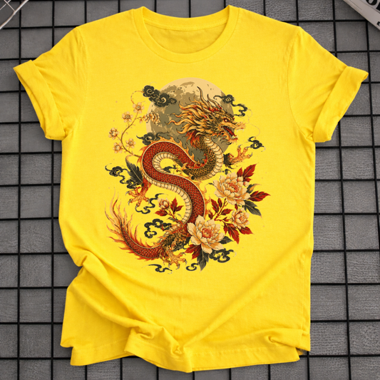 JAPANISCHES GOLDENER DRACHE T-SHIRT