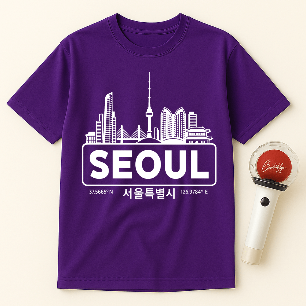 SEOUL SKYLINE UNISEX T-SHIRT