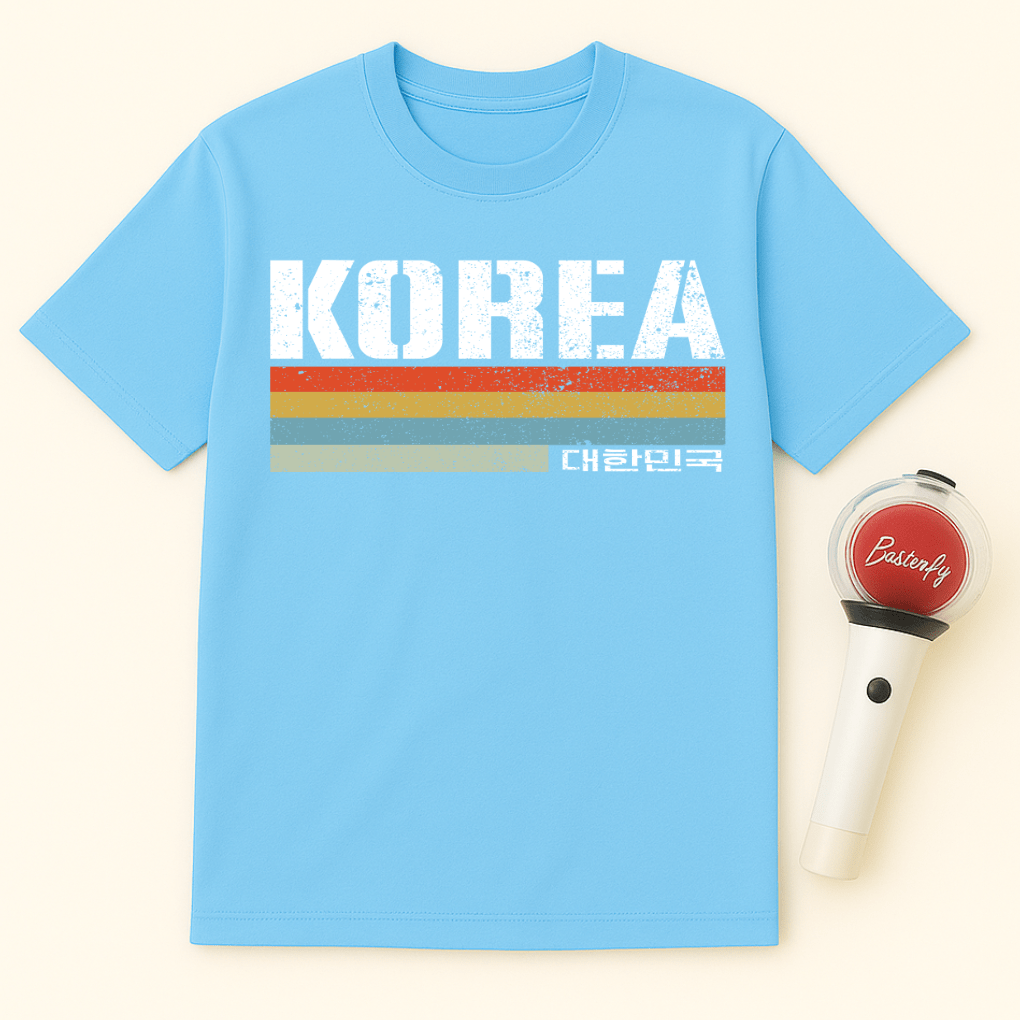 KOREA RETRO FLAG UNISEX T-SHIRT