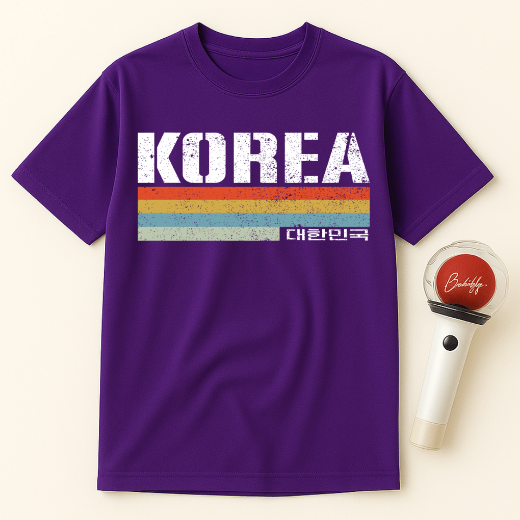 KOREA RETRO FLAG UNISEX T-SHIRT
