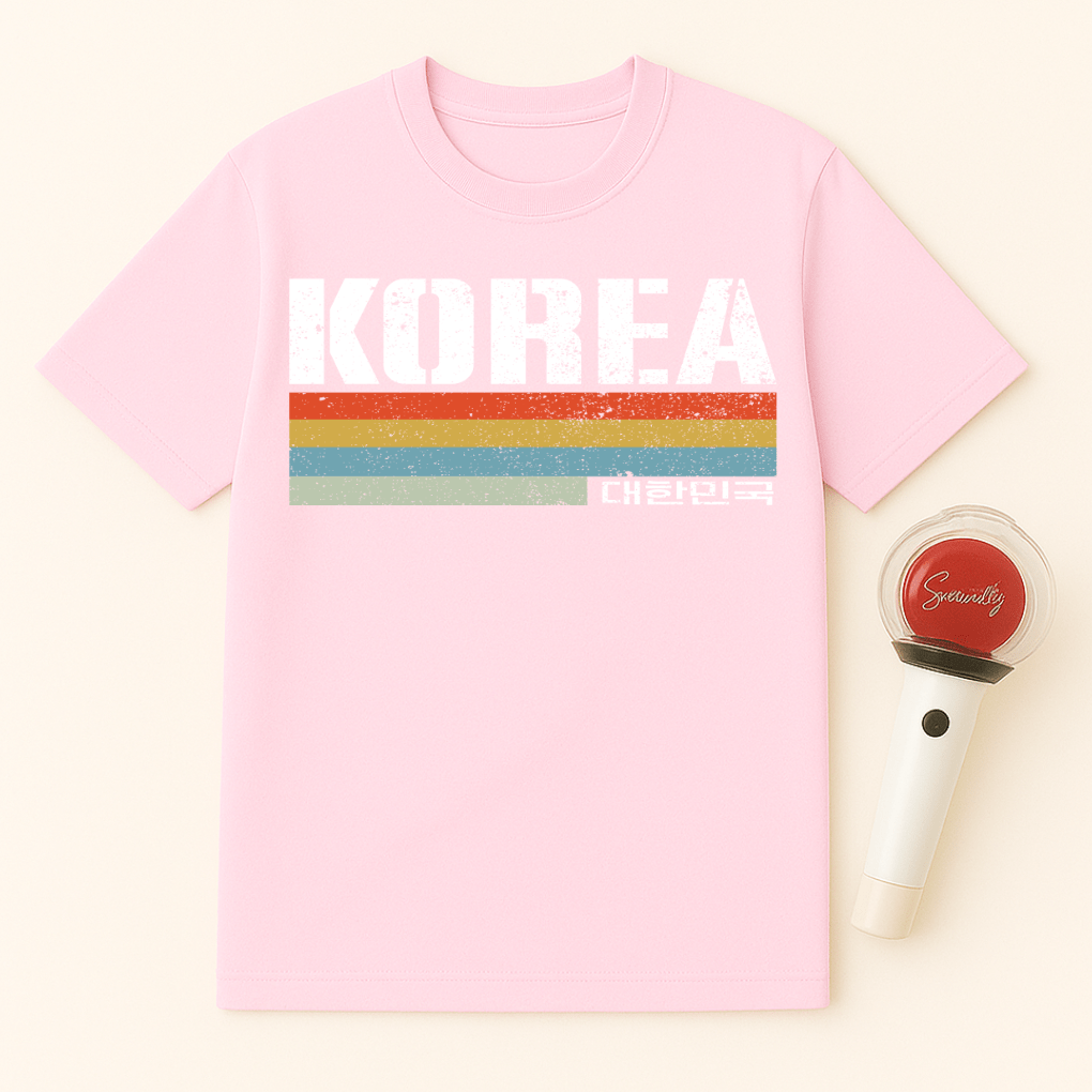 KOREA RETRO FLAG UNISEX T-SHIRT
