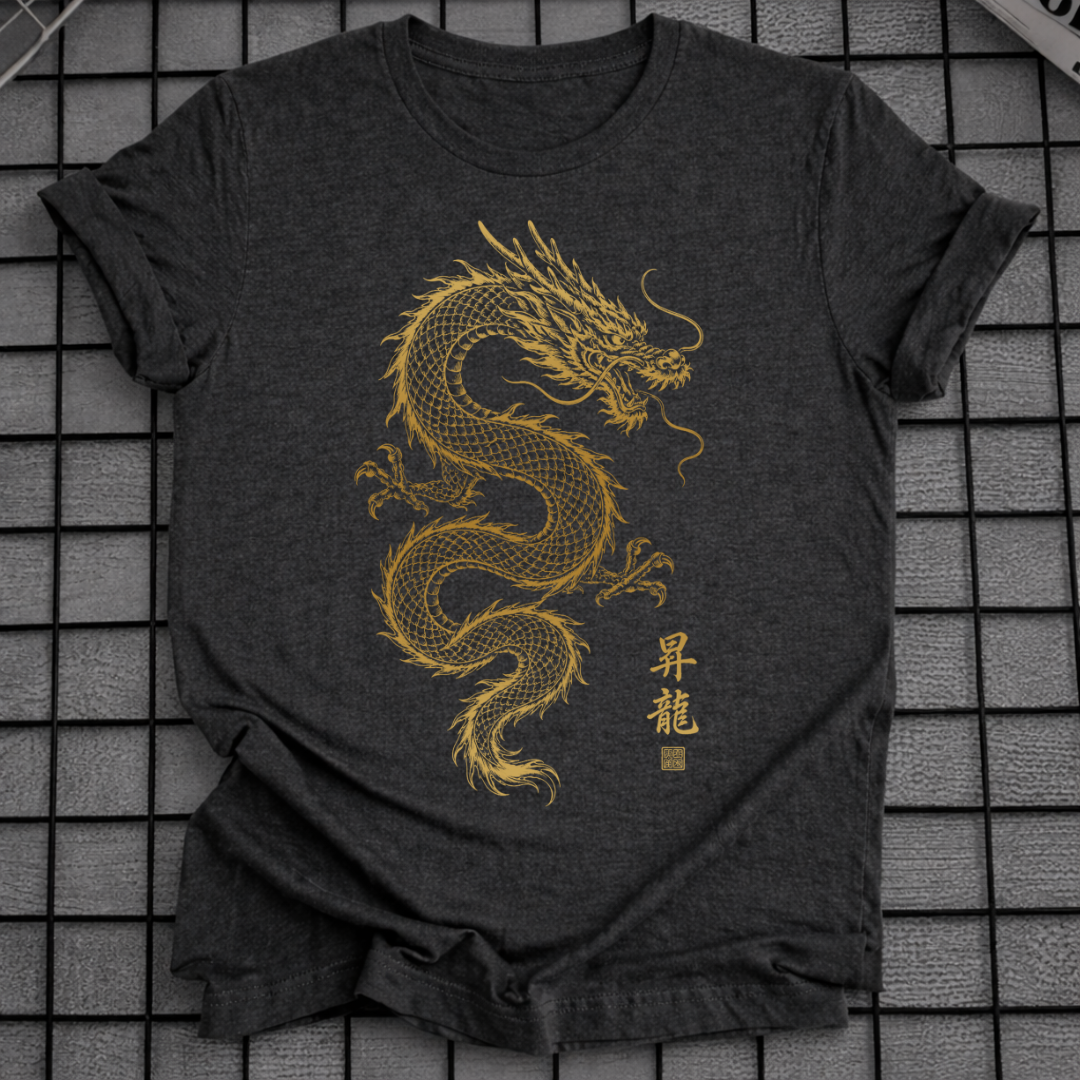 JAPANESE GOLD DRAGON T-SHIRT