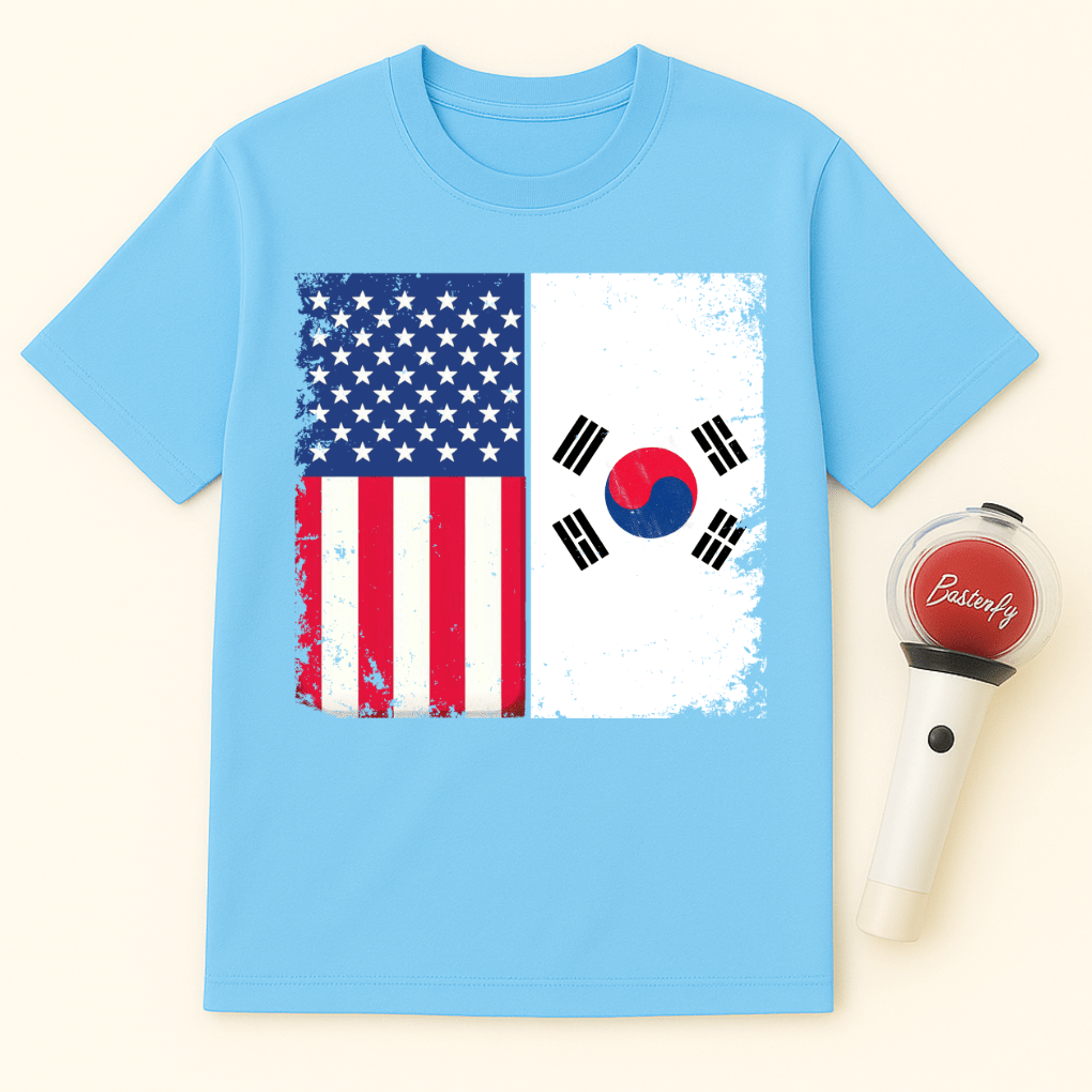USA KOREA FLAG UNISEX T-SHIRT