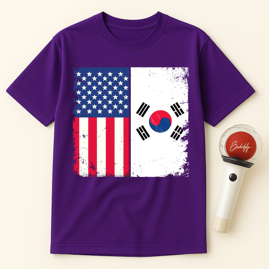USA KOREA FLAG UNISEX T-SHIRT