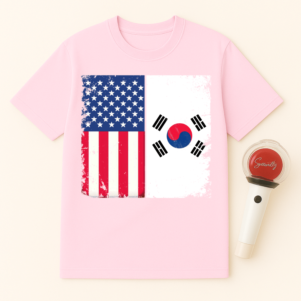 USA KOREA FLAG UNISEX T-SHIRT