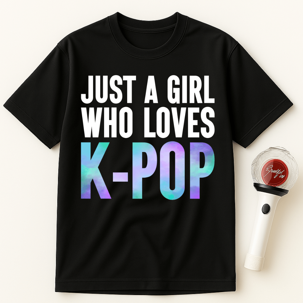 JUST A GIRL WHO LOVES K-POP UNISEX T-SHIRT