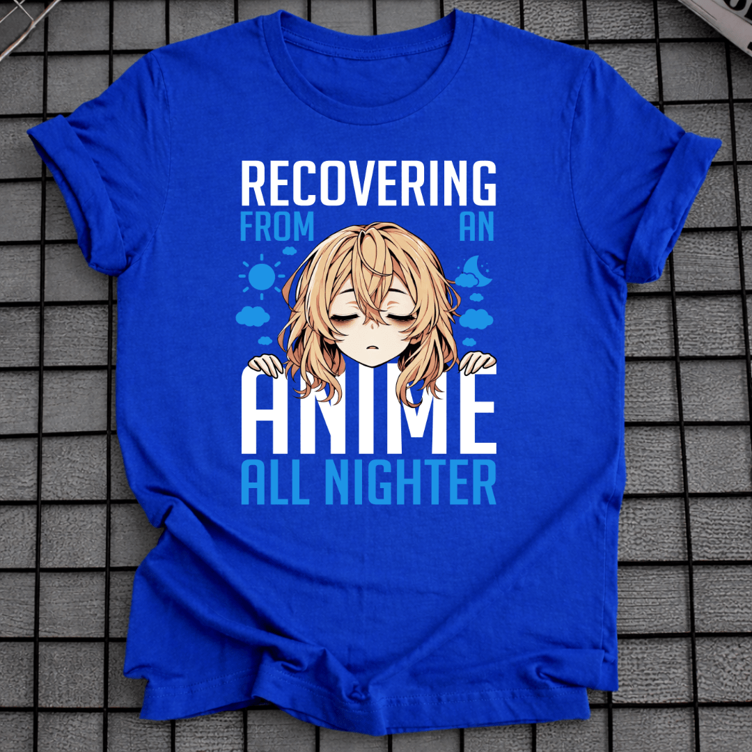 ALL NIGHTER ANIME GIRL T-SHIRT