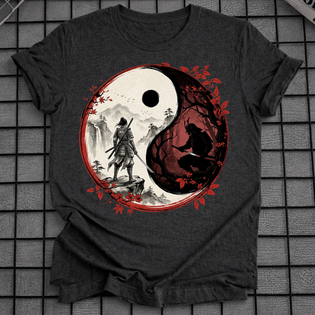 SAMURAI YIN YANG T-SHIRT