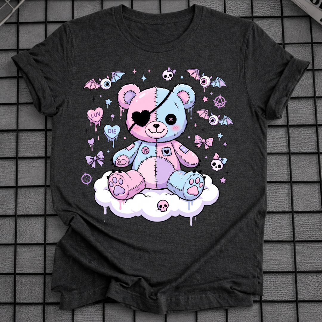 PASTEL-GOTH-BÄREN-T-SHIRT