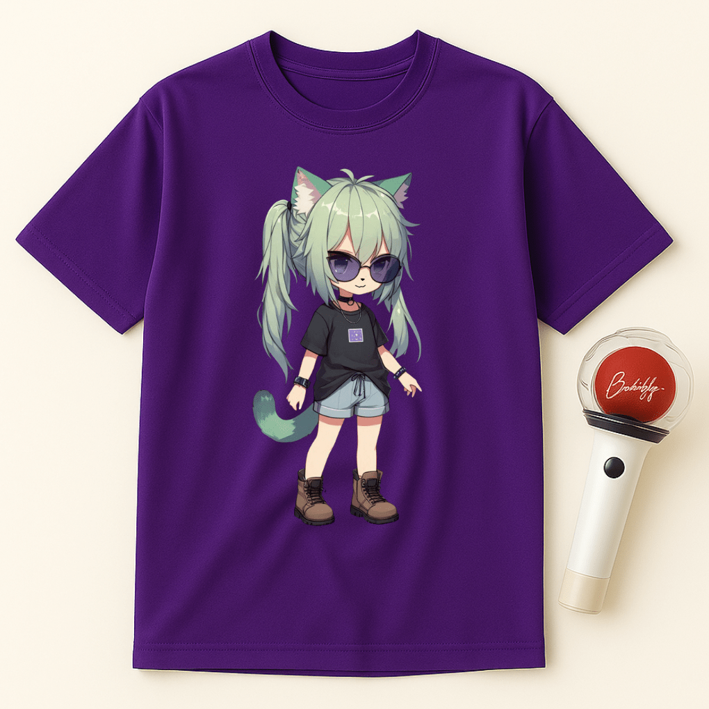 CHIBI CAT GIRL T-SHIRT