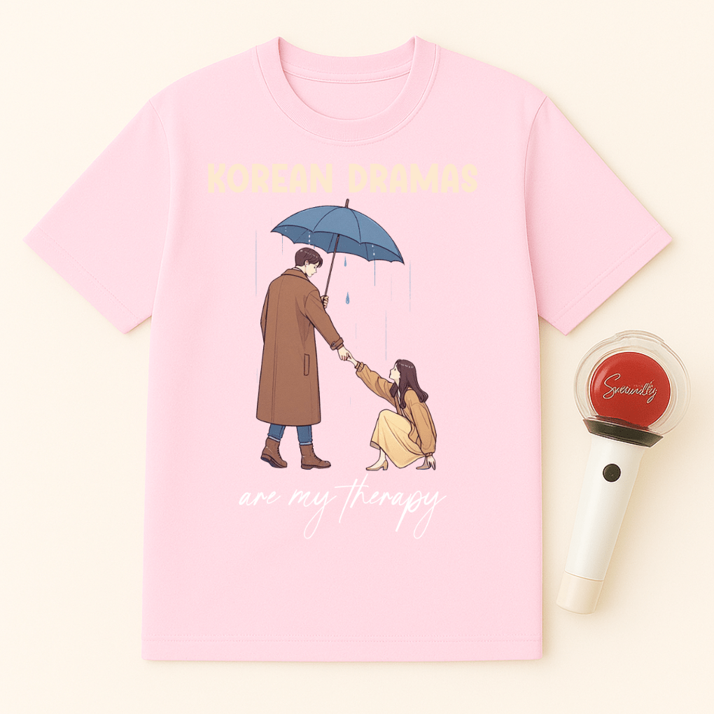 KOREAN DRAMAS ARE MY THERAPY UNISEX T-SHIRT