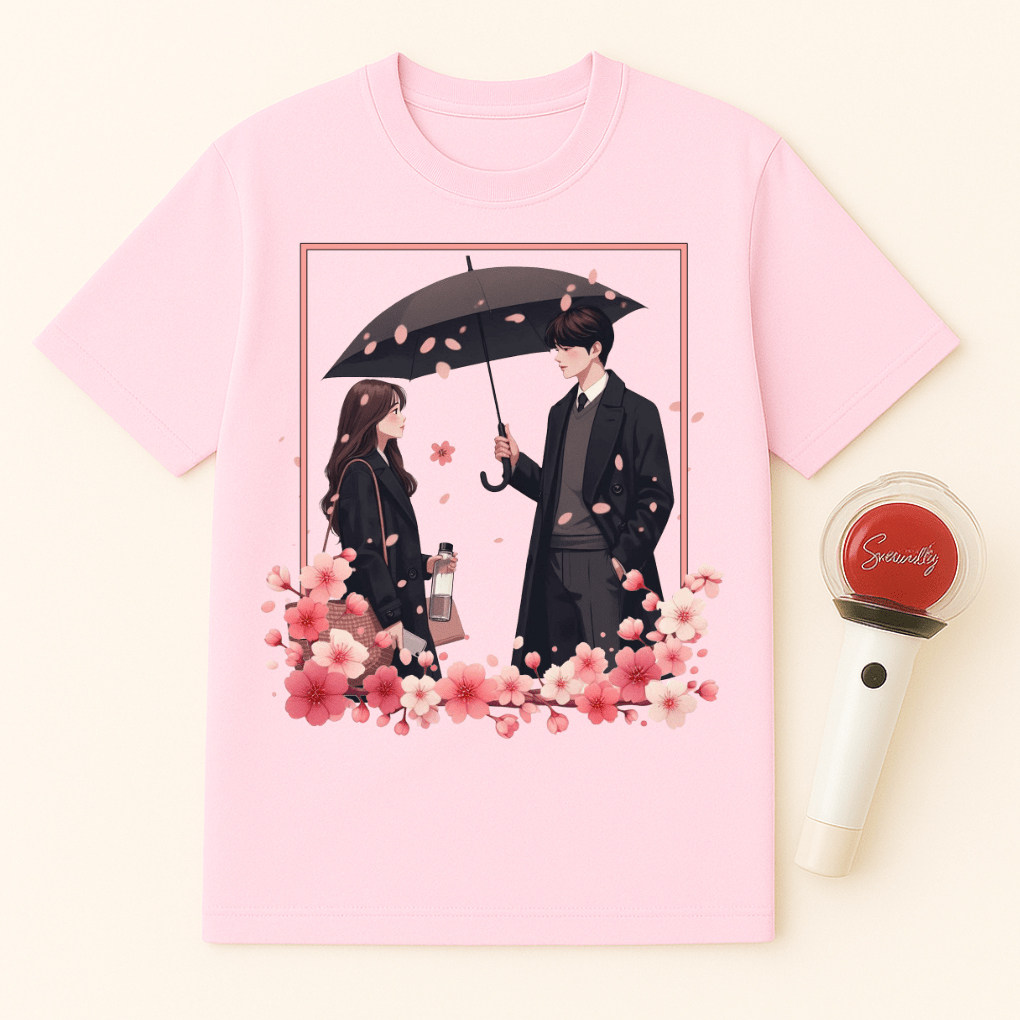 ROMANTIC K-DRAMA COUPLE UNISEX T-SHIRT
