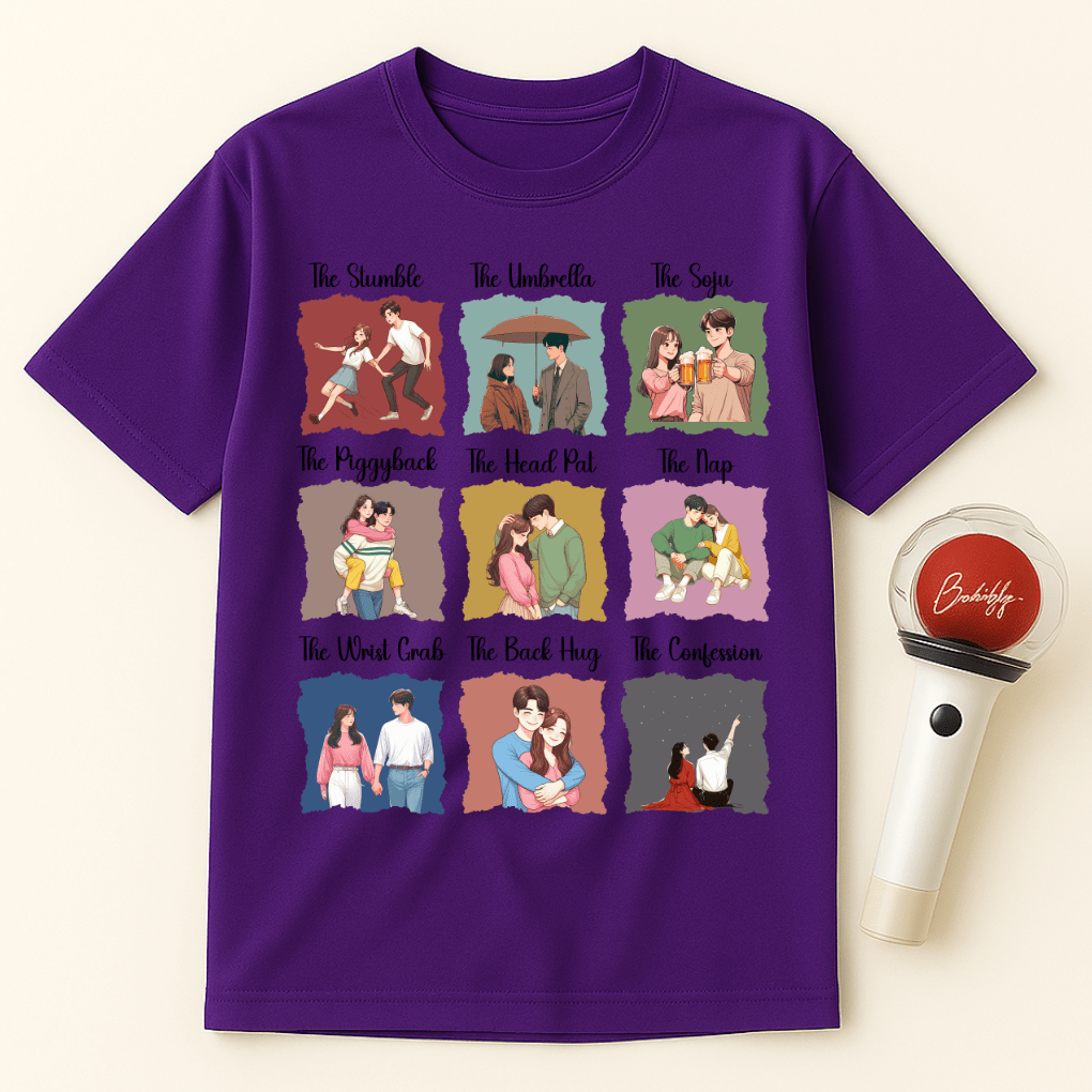 K-DRAMA COUPLE MOMENTS UNISEX T-SHIRT