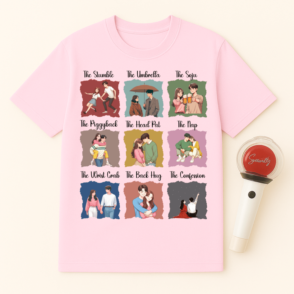 K-DRAMA COUPLE MOMENTS UNISEX T-SHIRT