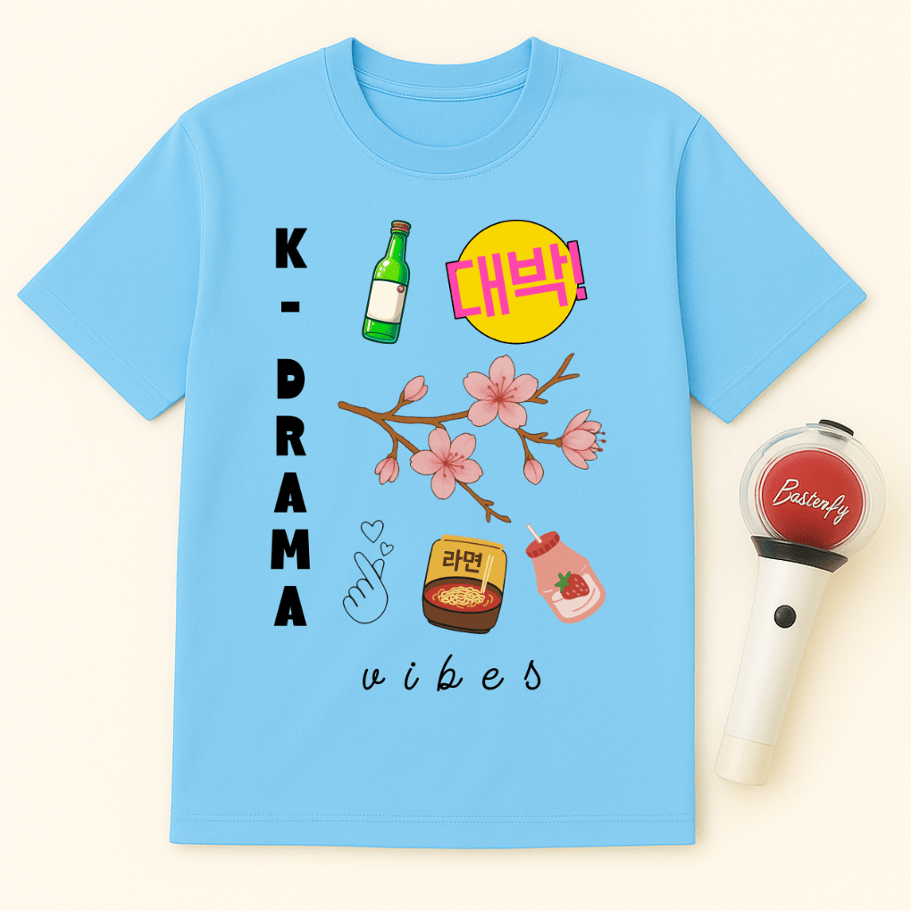K-DRAMA VIBES SOJU RAMEN MILK TEE UNISEX T-SHIRT