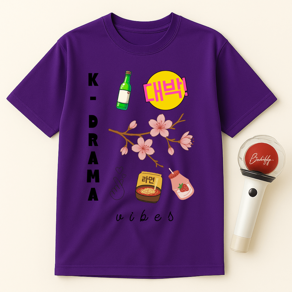 K-DRAMA VIBES SOJU RAMEN MILK TEE UNISEX T-SHIRT