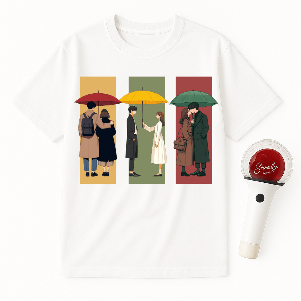 ROMANTIC K-DRAMA COUPLES UNISEX T-SHIRT
