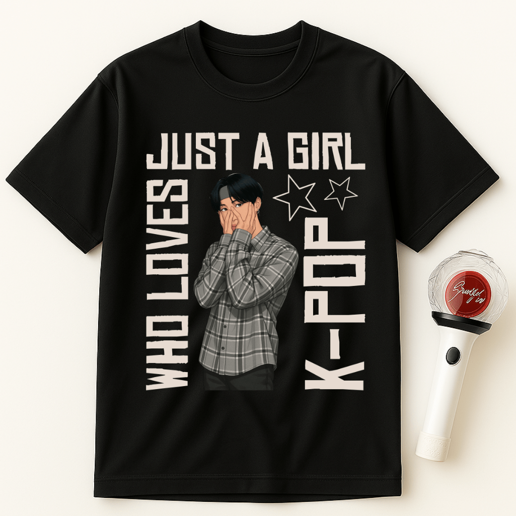 JUST A GIRL WHO LOVES K-POP UNISEX T-SHIRT